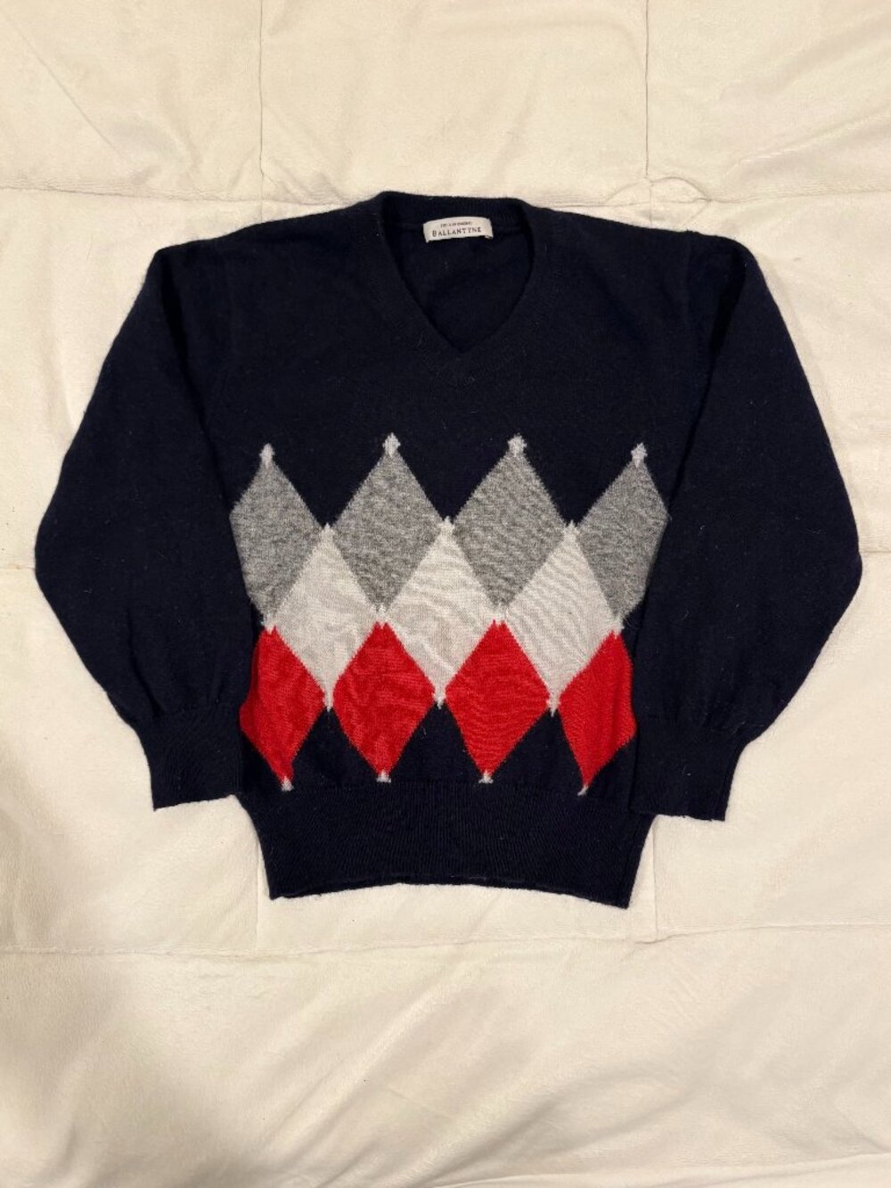 Kids 4T Ballantyne Wool Blend Argyle Sweater